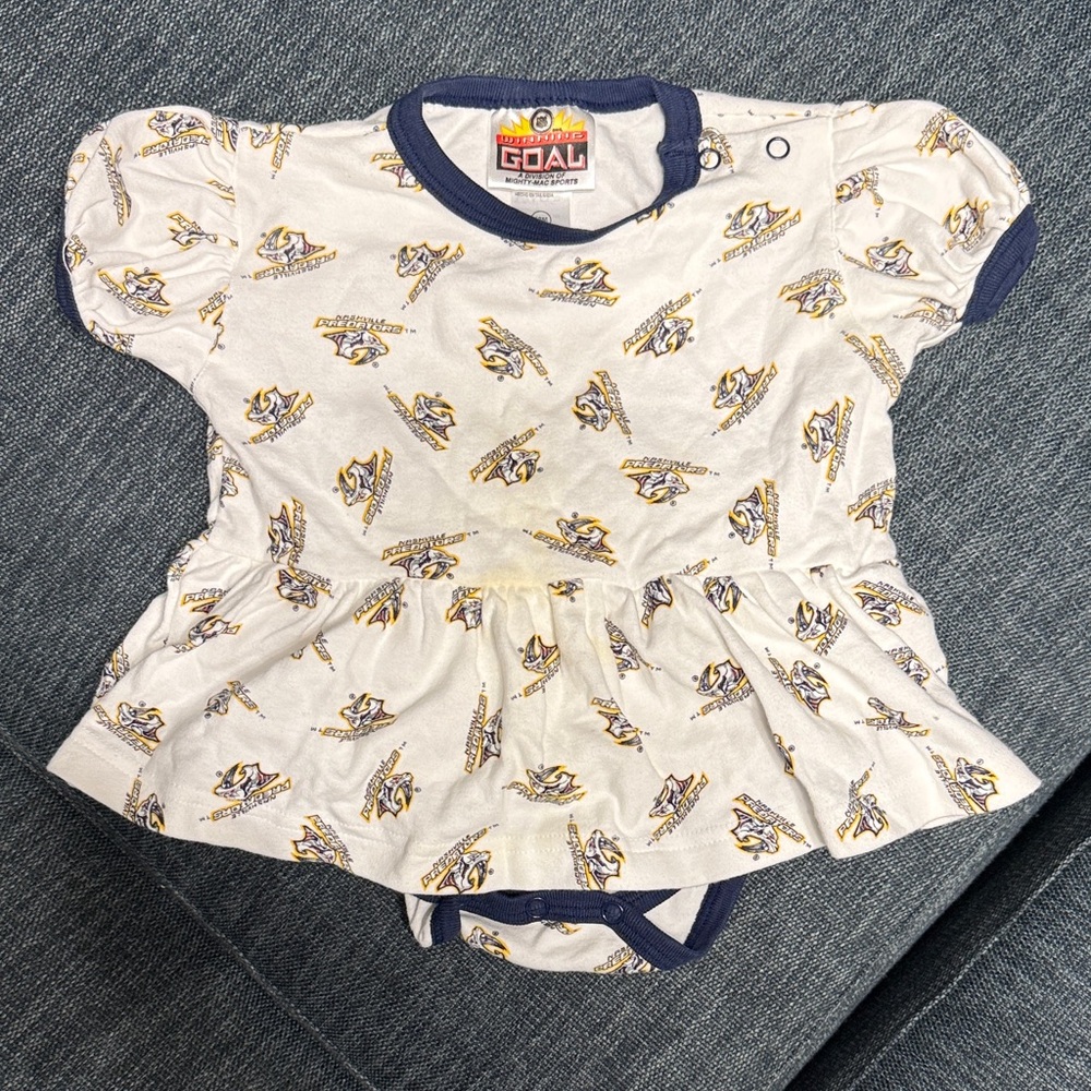 Nashville Predators Baby Onesie 18 months